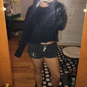 Hollister Crop Boyfriend Sweater